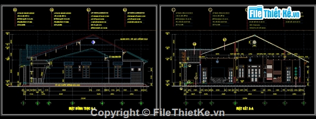 nhà cấp 4 đẹp,bản vẽ nhà cấp 4,bản vẽ nhà đẹp